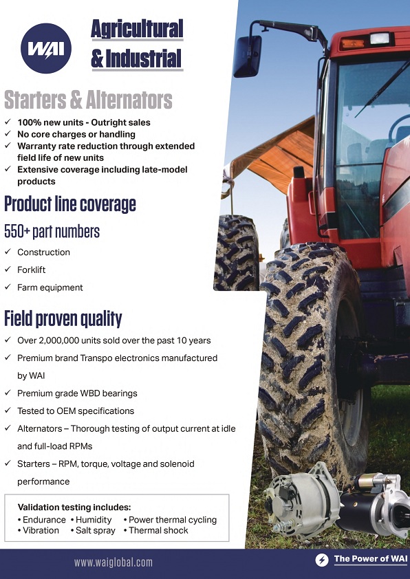 2020 New Industrial Units Alternator